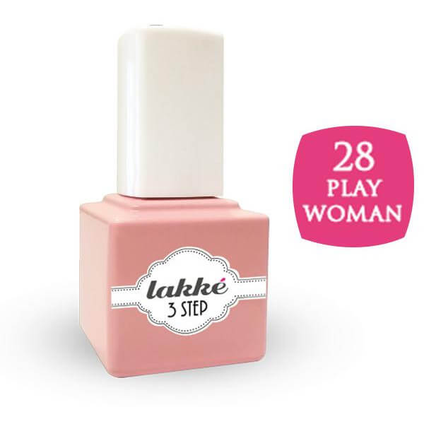 Semi-permanent nail polish 28 Lakke' 3-step 7ML