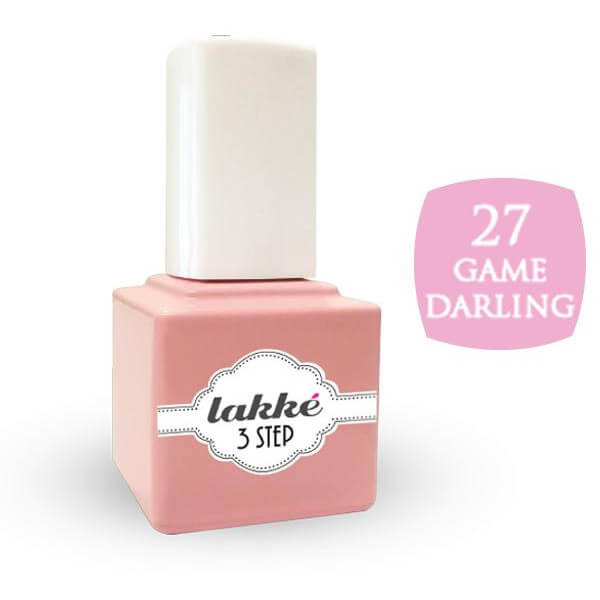 Esmalte semipermanente 27 Lakke' de 3 pasos de 7 ml.