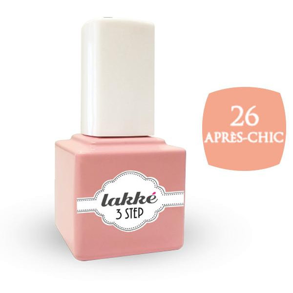 Semi-permanent nail polish 26 Lakke' 3-step 7ML