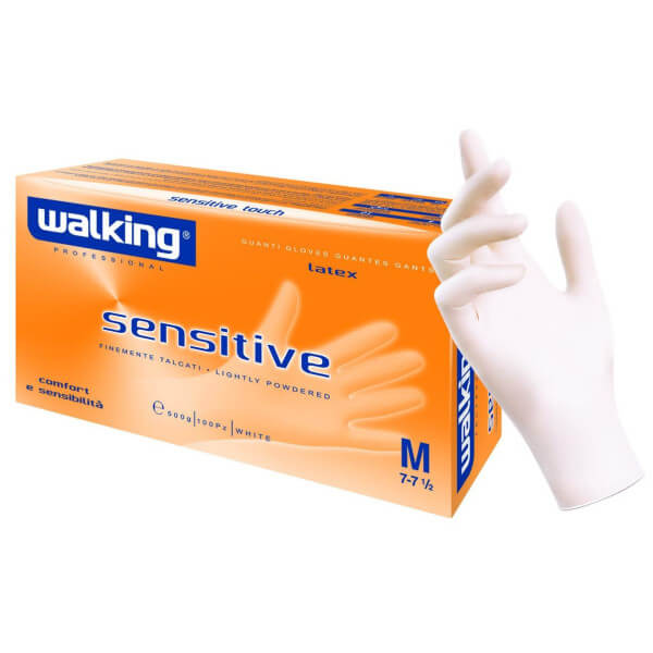 Metro Professional Disposable gloves, Latex powdered white, size XL, box of  100 pieces - VMD parfumerie - drogerie