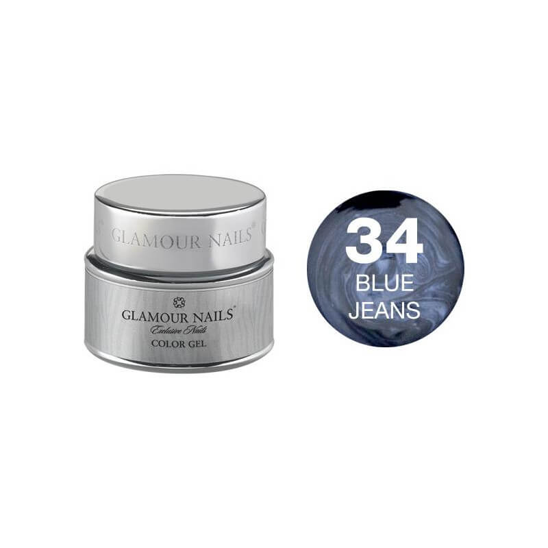 Gel de cor 34 Glamour Nails 5ML.