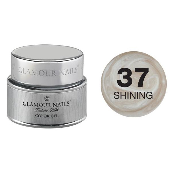 Esmalte de uñas en gel color 37 Glamour Nails de 5ML.