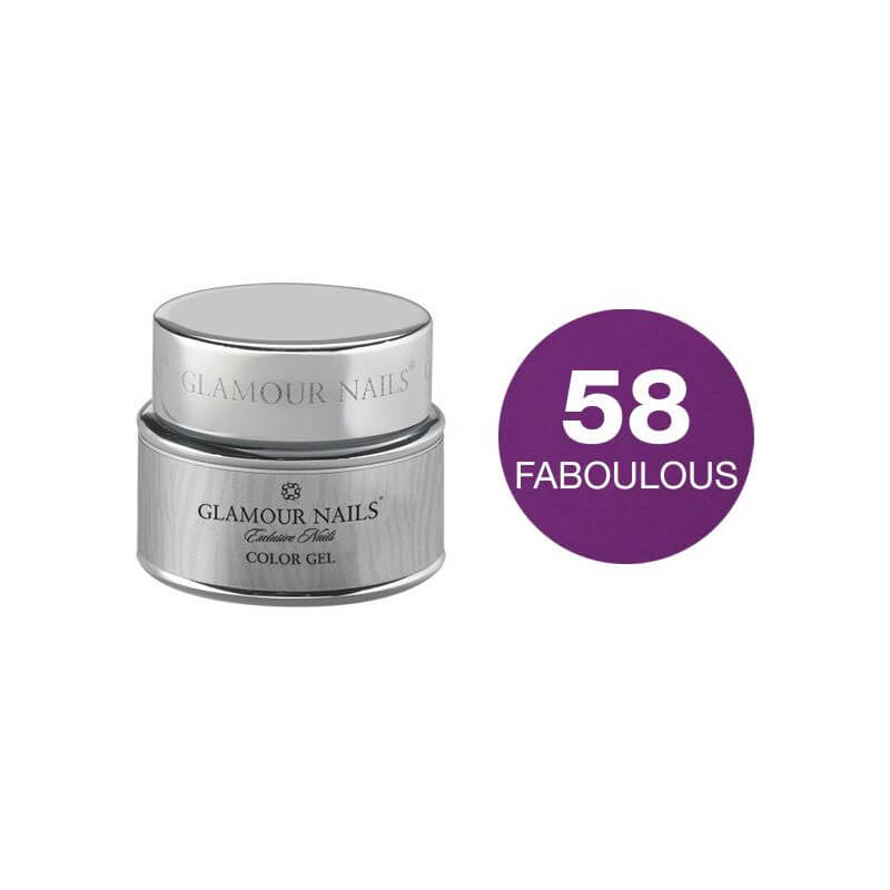 Farbe Gel 58 Glamour Nails 5ML