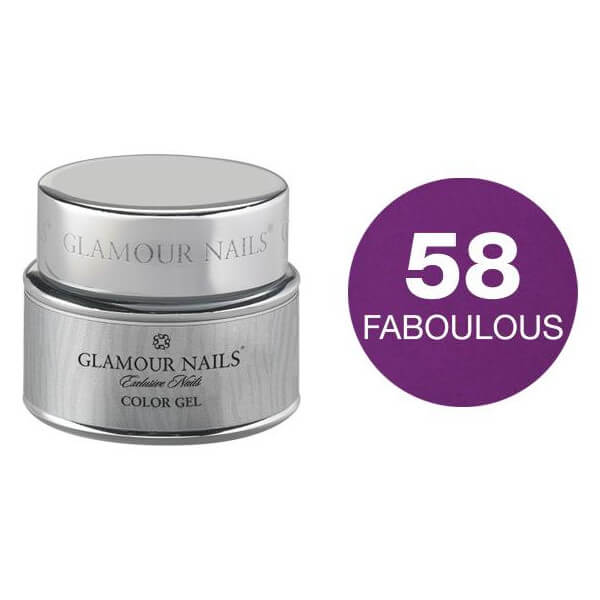 Gellak kleur 58 Glamour Nails 5ML