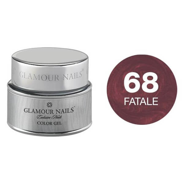 Esmalte de uñas en gel color 68 Glamour Nails 5ML.