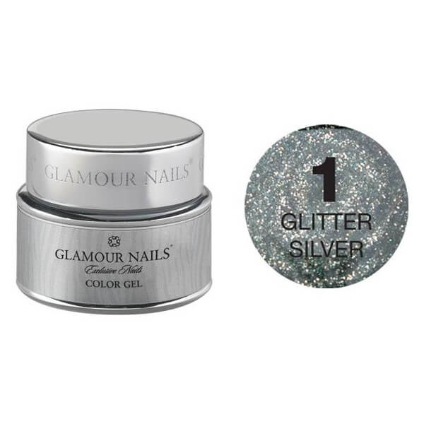 Glitzer-Gel 01 Glamour Nägel 5ML