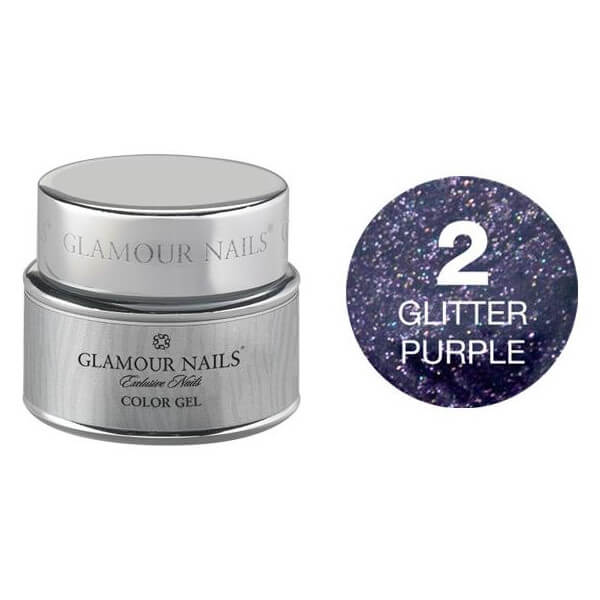 Gel glitter 02 Glamour Unhas 5ML