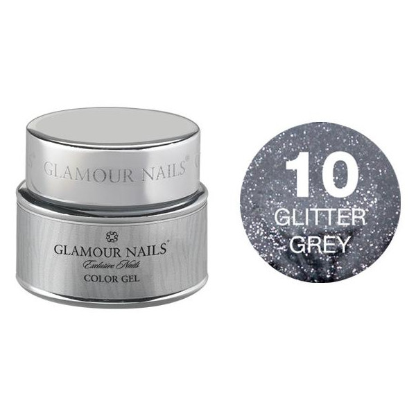Gel-Glitter 10 Glamour-Nägel 5 ML