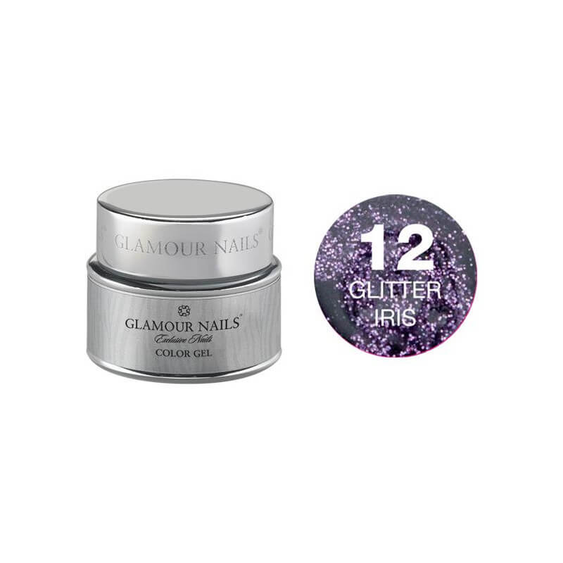 Glitzer-Gel 12 Glamour Nägel 5ML