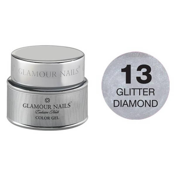 Glitzerndes Gel 13 Glamour Nägel 5 ml