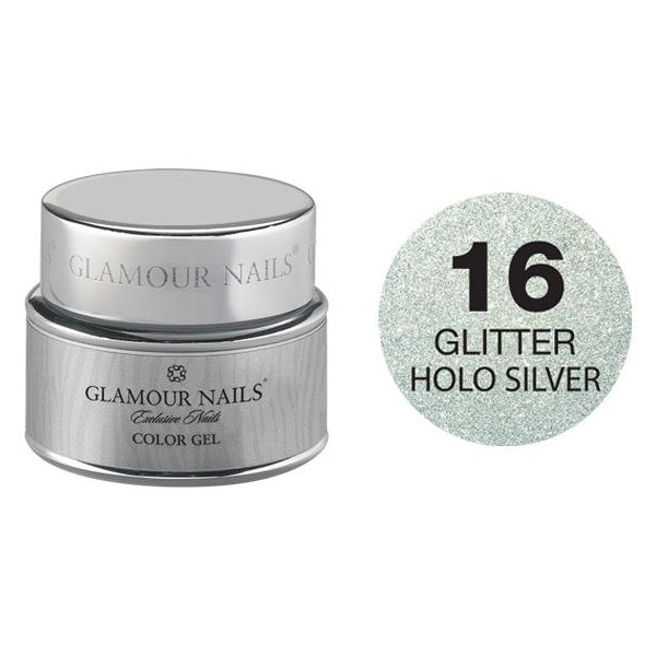 Gel glitter per 16 unghie Glamour 5ML