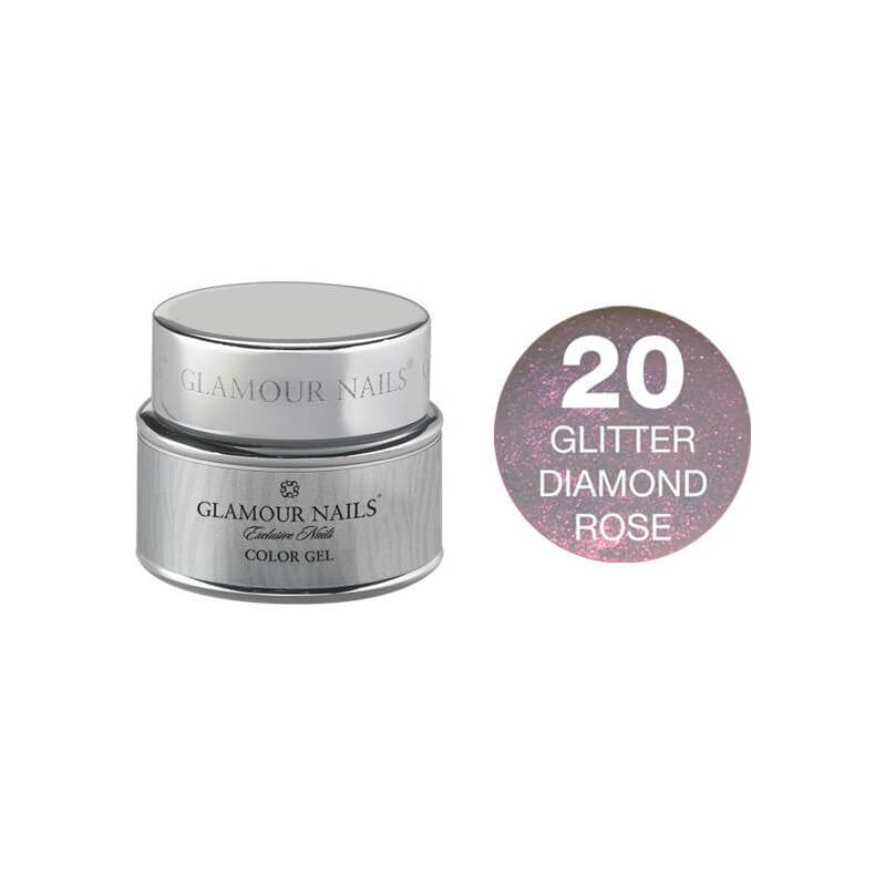 Gel glitter 20 Unhas Glamour 5ML