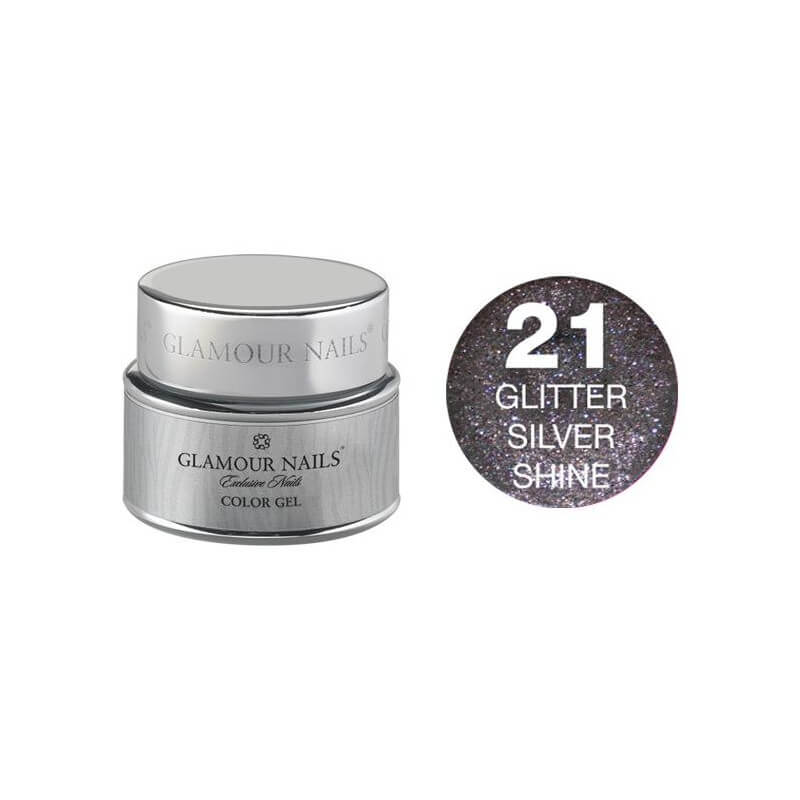 Glanzende glittergel 21 Glamour Nails 5ML