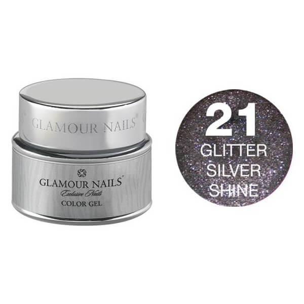 Glanzende glittergel 21 Glamour Nails 5ML Glanzende glittergel 21 Glamour Nails 5ML