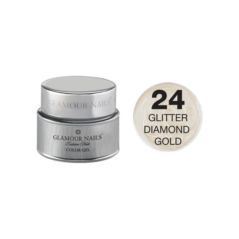 Glitter Gel 24 Glamour Nails 5ML