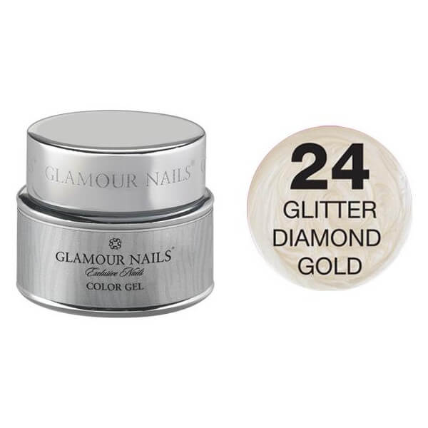 Glitter Gel 24 Glamour Nails 5ML