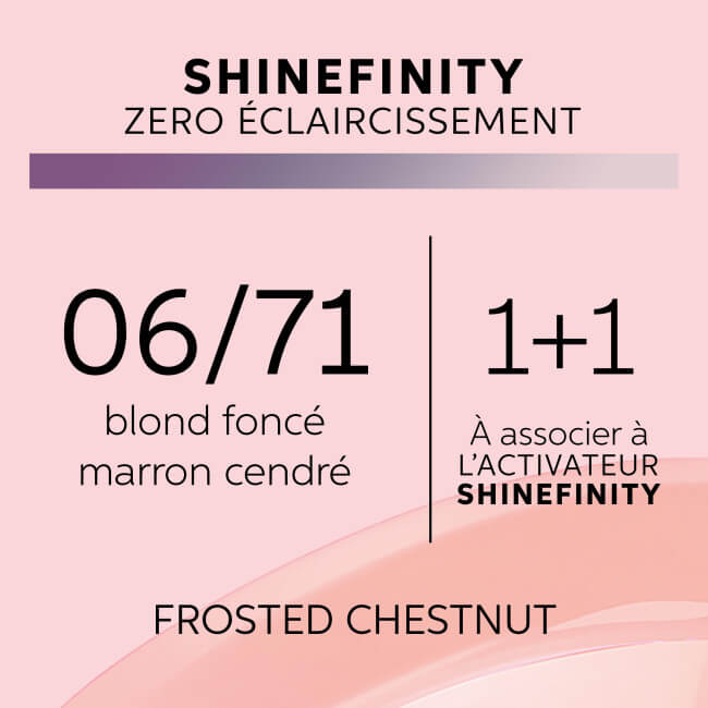 Kleurglans Shinefinity 06/71 bevroren kastanje Wella 60ML