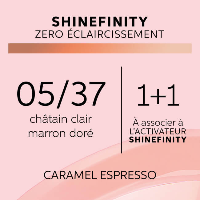 Coloração gloss Shinefinity 05/37 caramelo expresso Wella 60ML