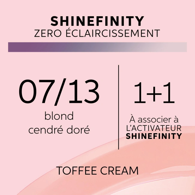 Coloration Gloss Shinefinity 07/13 Toffee Cream Wella 60ML

Haarfarbe Gloss Shinefinity 07/13 Toffee Creme Wella 60ML