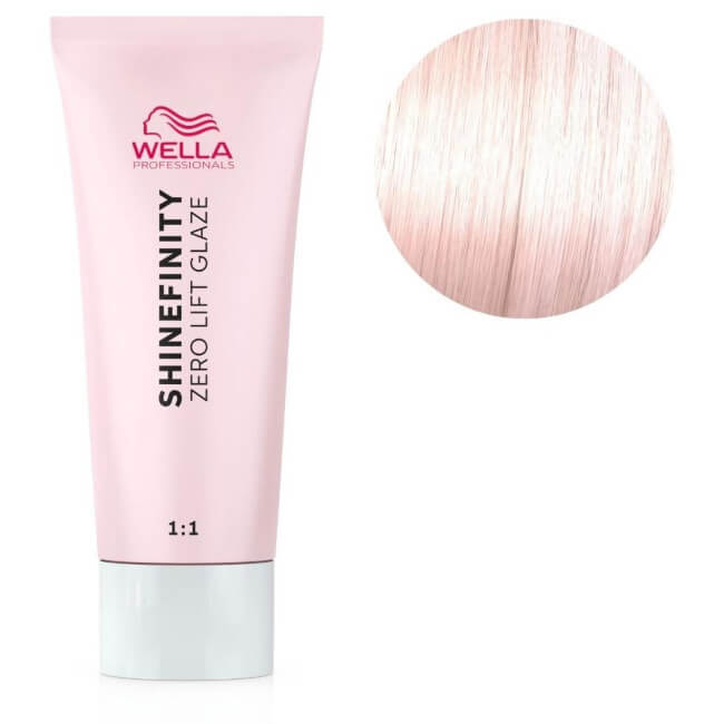 Coloration gloss Shinefinity 09/05 silk blush Wella 60ML

This is a hair color product called Shinefinity Gloss 09/05 Silk Blush