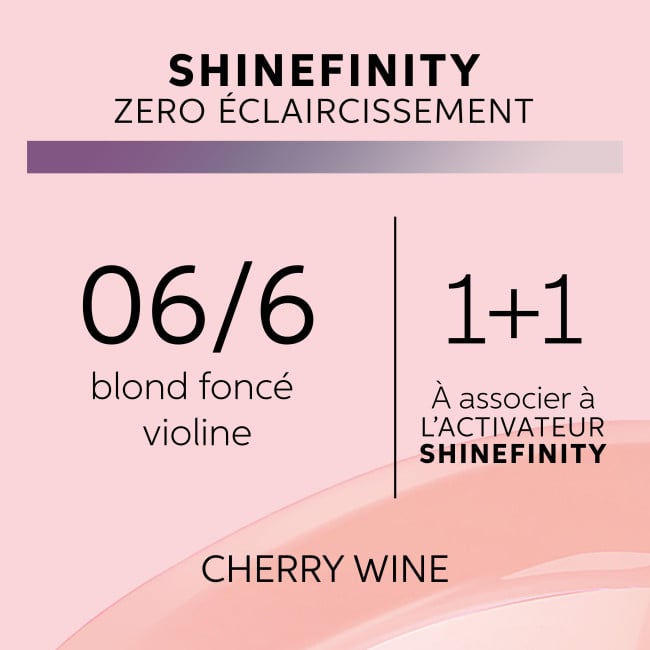Coloration gloss Shinefinity 06/6 cherry wine Wella 60ML