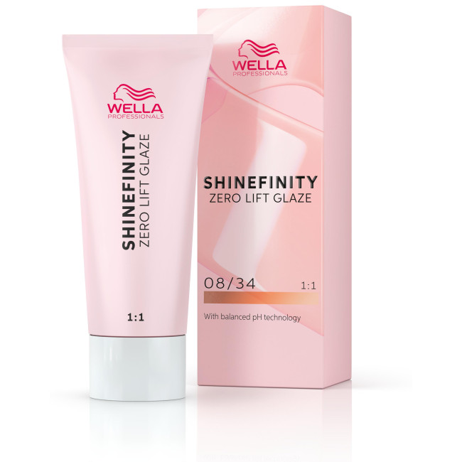 Coloration gloss Shinefinity 08/34 spicy ginger Wella 60ML