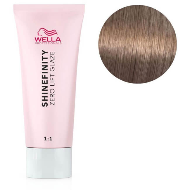 Kleuringsglans Shinefinity 06/73 karamel chocolade Wella 60ML