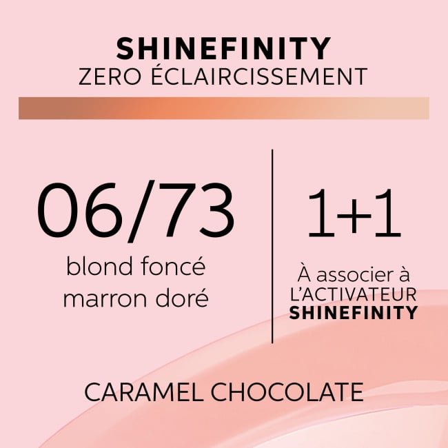Coloration gloss Shinefinity 06/73 caramel chocolate Wella 60ML