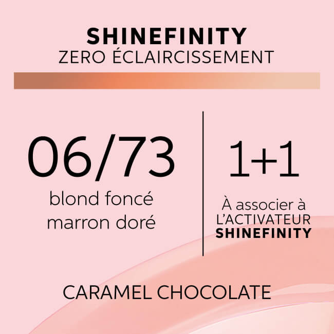 Kleuringsglans Shinefinity 06/73 karamel chocolade Wella 60ML