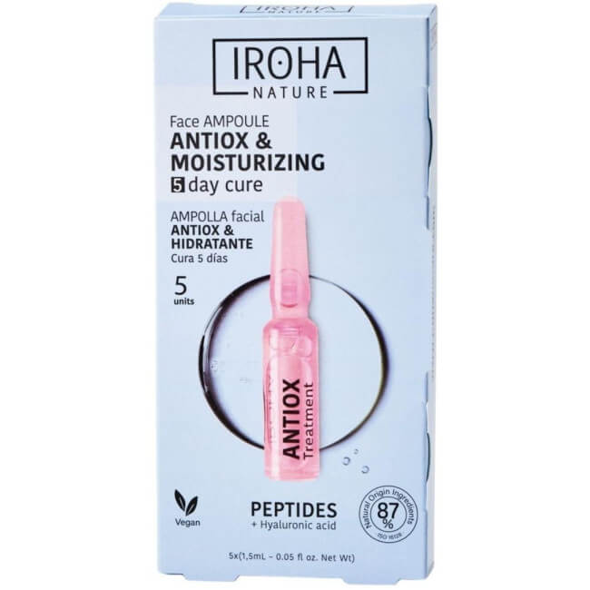 5 ampoules anti-oxydantes & hydratantes Iroha Nature 1,5ML