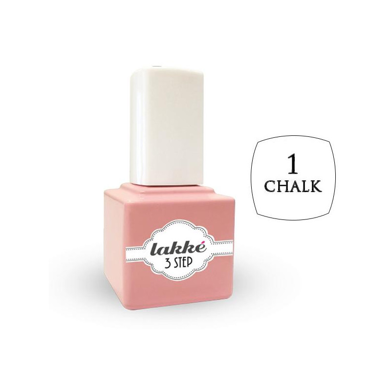 Semi-permanent nail polish 1 Lakke' 3-step 7ML