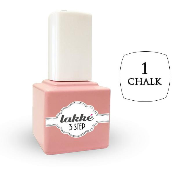 Semi-permanent nail polish 1 Lakke' 3-step 7ML