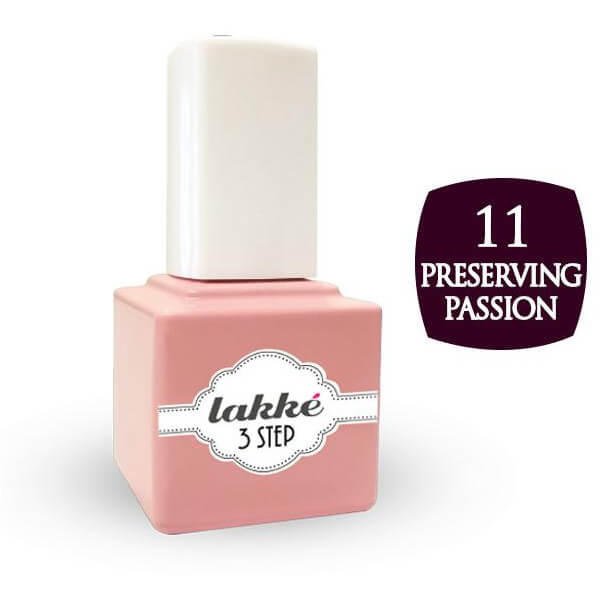 Verniz semi-permanente 11 Lakke' 3 passos 7ML Verniz semi-permanente 11 Lakke' 3 passos 7ML