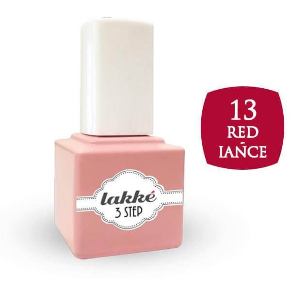 Esmalte semipermanente 13 Lakke' de 3 pasos de 7ML.