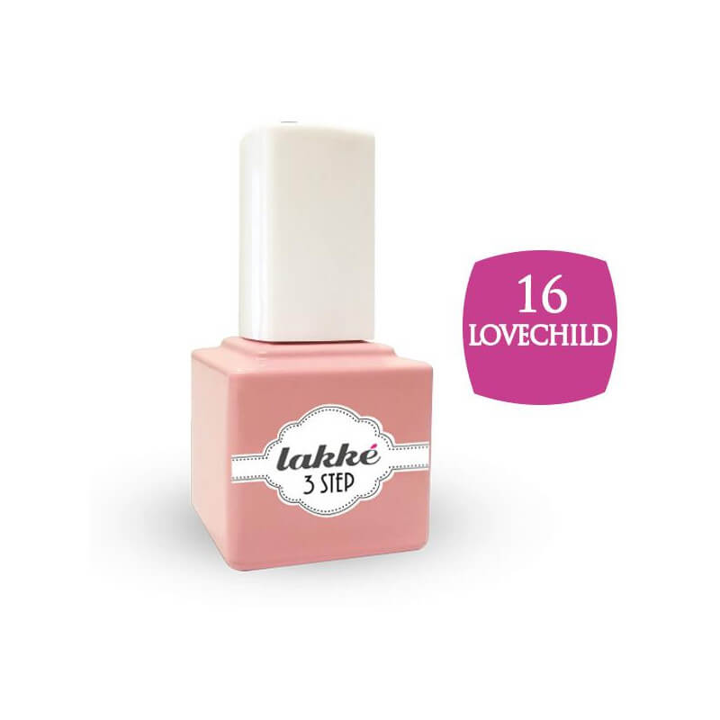 Verniz semi-permanente 16 Lakke' 3 passos 7ML
