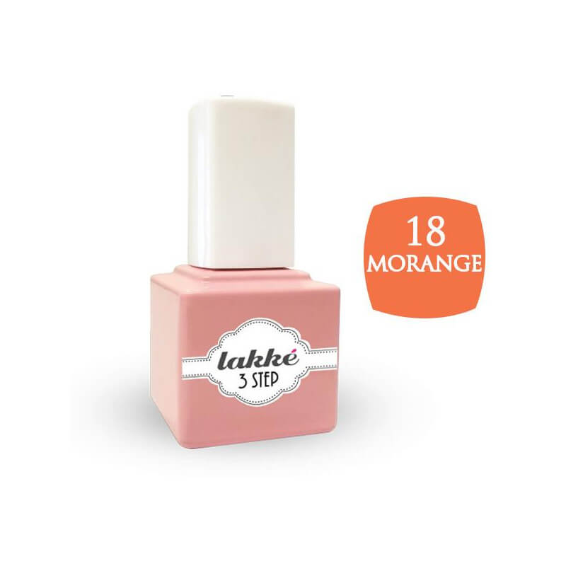 Esmalte semipermanente 18 Lakke' de 3 pasos 7ML