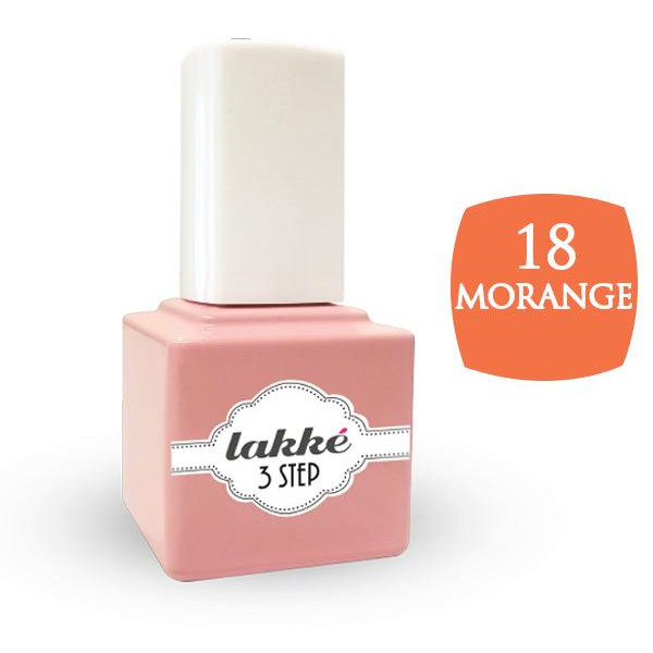 Semi-permanent nail polish 18 Lakke' 3-step 7ML