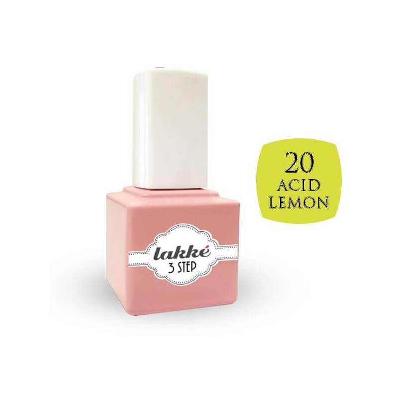 Esmalte semipermanente 20 Lakke' 3 pasos 7ML