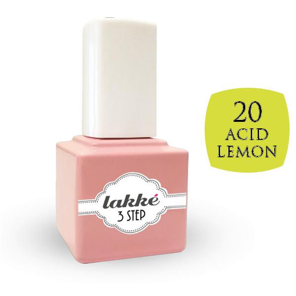 Semi-permanent nail polish 20 Lakke' 3-step 7ML