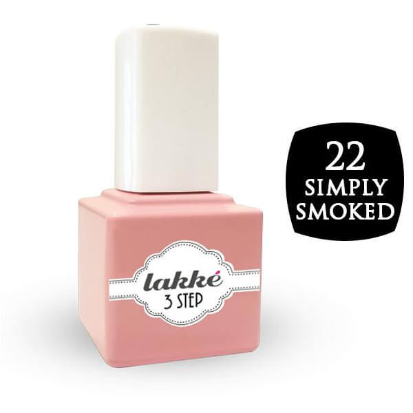 Esmalte semipermanente 22 Lakke' paso 3 de 7ML.