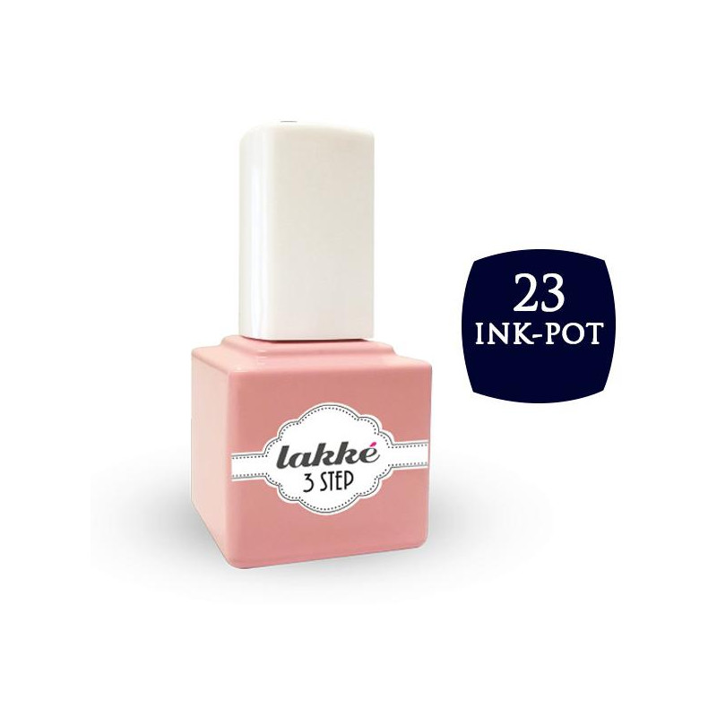 Semi-permanent nail polish 23 Lakke' 3-step 7ML