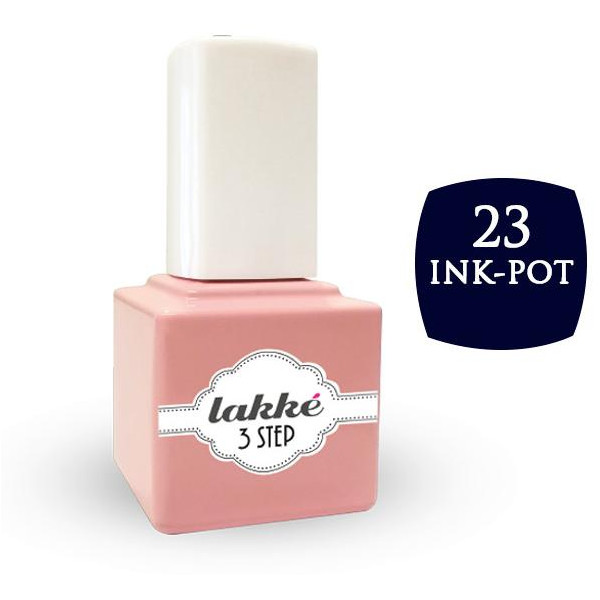 Semi-permanent nail polish 23 Lakke' 3-step 7ML
