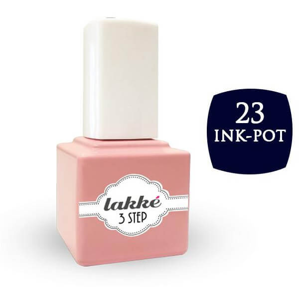 Verniz semipermanente 23 Lakke' 3 passos 7ML Verniz semipermanente 23 Lakke' 3 passos 7ML