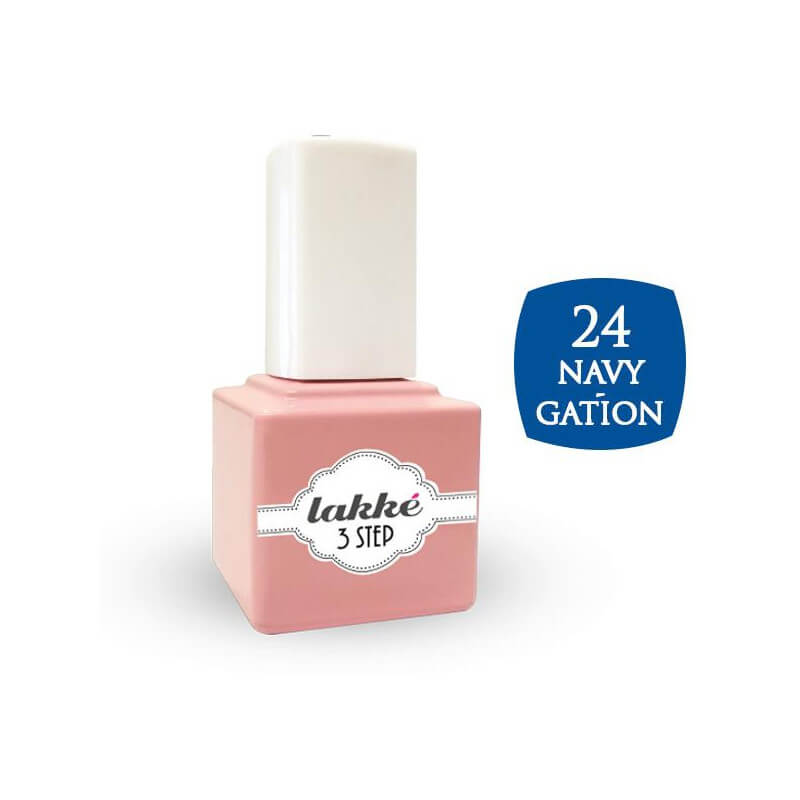 Esmalte semipermanente 24 Lakke' 3 pasos 7ML.