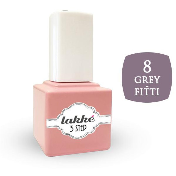Semi-permanent nail polish 8 Lakke' 3-step 7ML