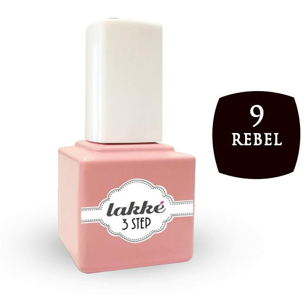 Semi-permanent nail polish 9 Lakke' 3-step 7ML