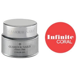 Gel de color coral infinito de 5ML de glamour.
