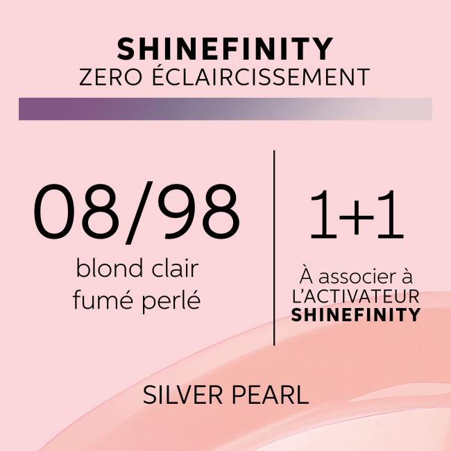 Coloration gloss Shinefinity 08/98 silver pearl Wella 60ML