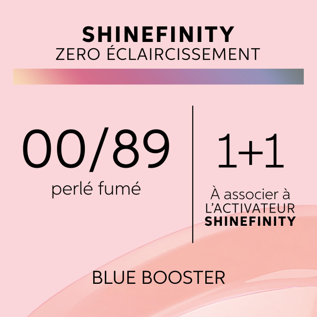 Coloration gloss Shinefinity 00/89 blue booster from Wella 60ML