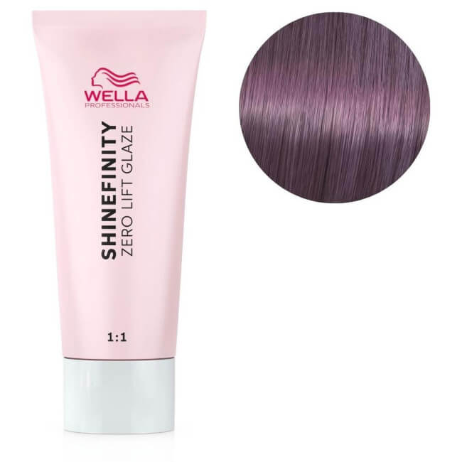 Coloração gloss Shinefinity 00/66 violet booster da Wella, 60ML.